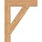 Ekena Millwork Traditional Block Smooth Bracket, Western Red Cedar, 5 1/2"W x 30"D x 38"H BKT06X30X38TRA05SWR - alternate 3